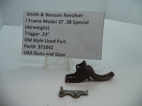 37184Z Smith & Wesson J Model 37 (Airweight) Trigger .24" Wide .38 Special