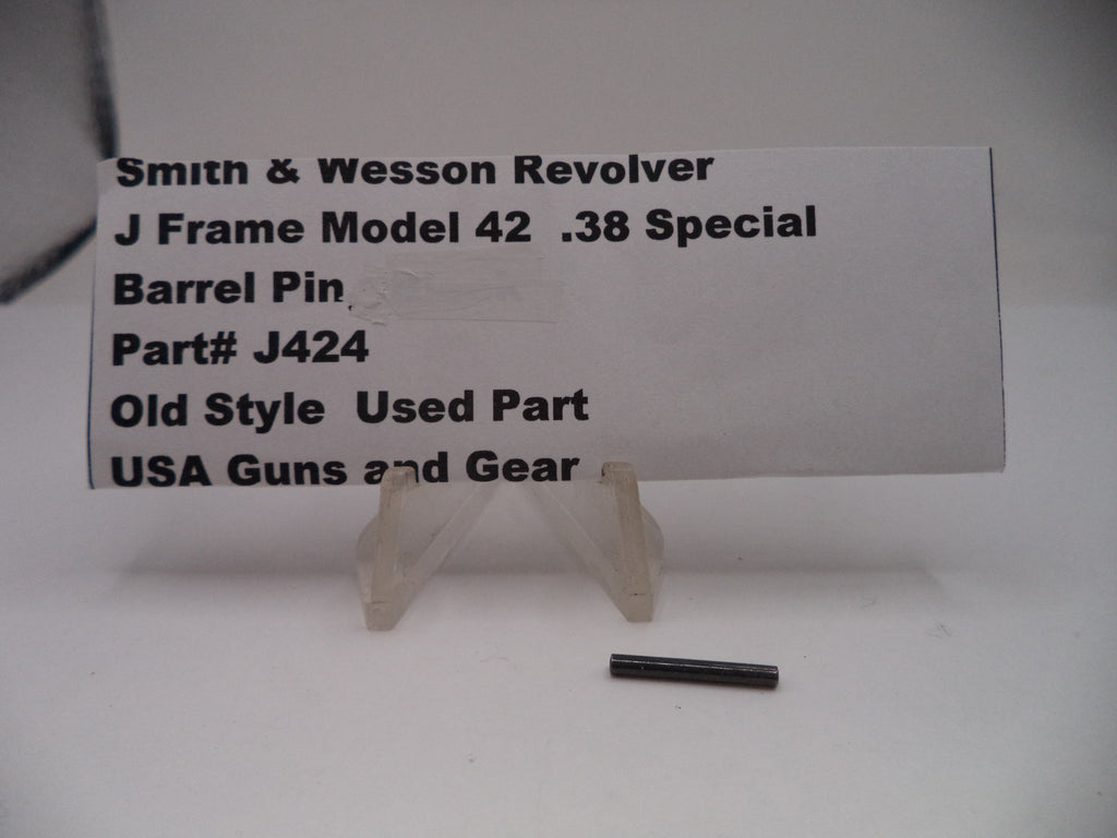 Barrel pin for Smith & Wesson Revolver J Frame Model 42 .38 Special on a display card with branding.