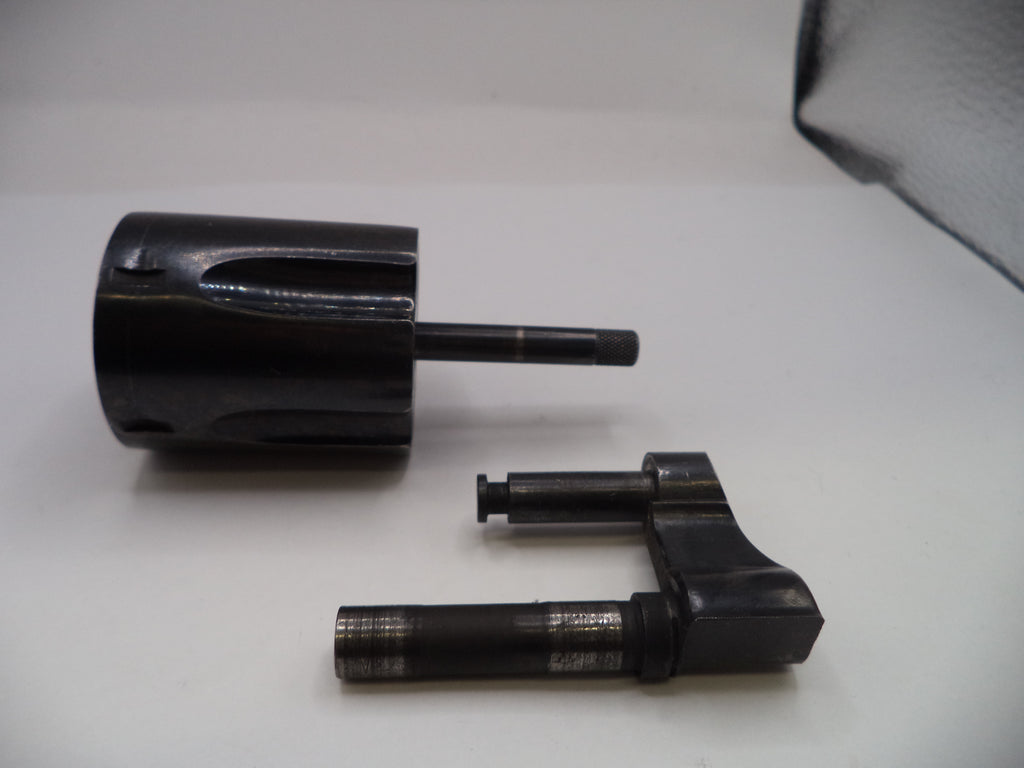 Black metal cylindrical components on a white background
