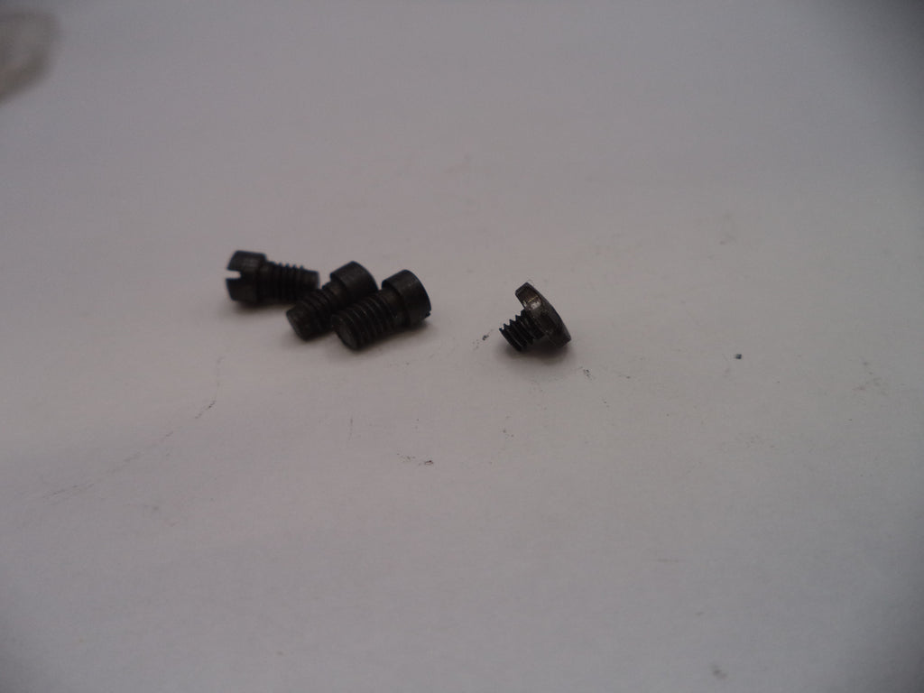 Smith & Wesson J Frame Model 42 Centennial Airweight Side Plate Screws, 4-Screw Type, Black, Old Style, Set of 4 - Part# J42145
