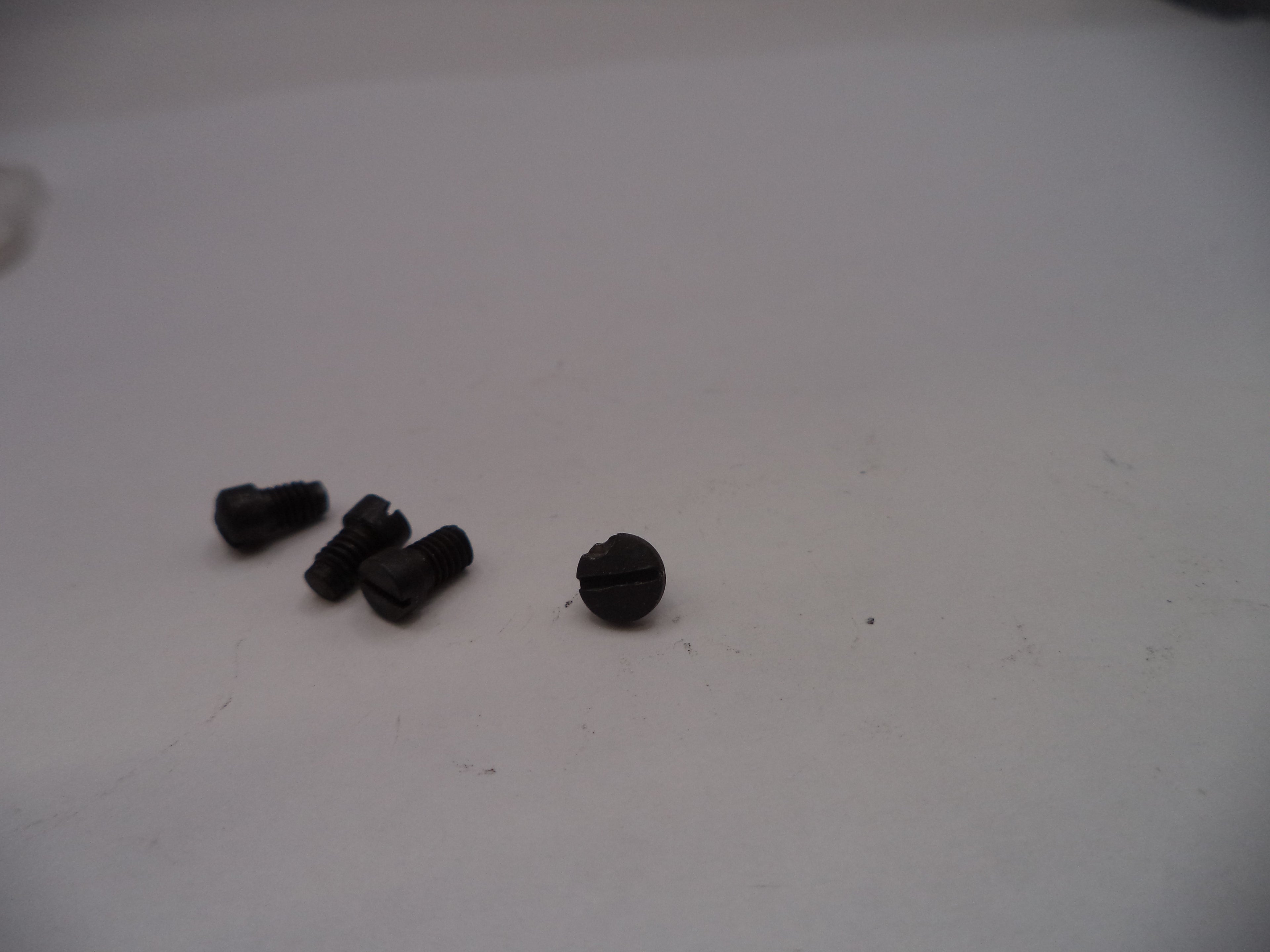 Smith & Wesson J Frame Model 42 Centennial Airweight Side Plate Screws, 4-Screw Type, Black, Old Style, Set of 4 - Part# J42145