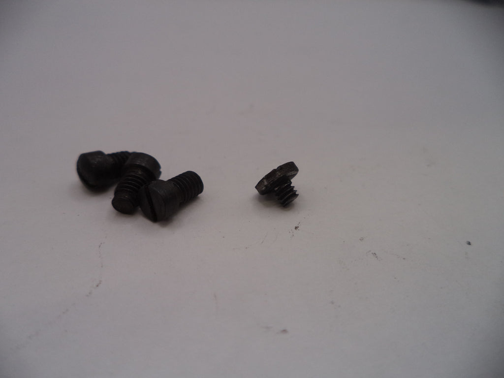 Smith & Wesson J Frame Model 42 Centennial Airweight Side Plate Screws, 4-Screw Type, Black, Old Style, Set of 4 - Part# J42145