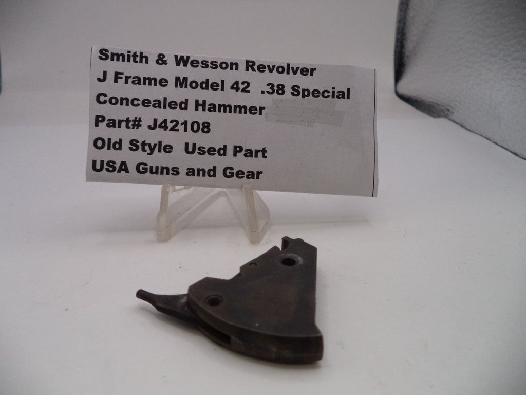 Smith & Wesson J Frame Model 42 Centennial Airweight Concealed Hammer Used - Part J42108