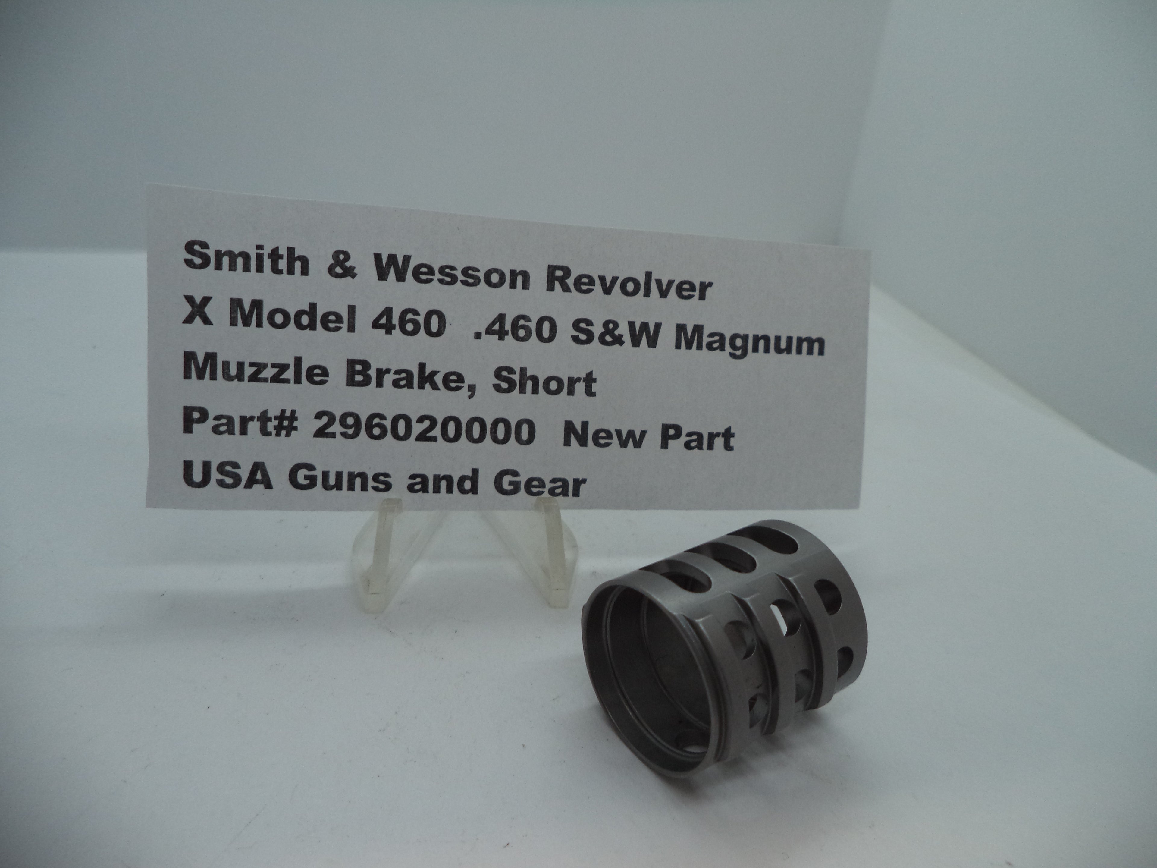 296020000 S&W X Model 460 Muzzle Brake, Short .460 S&W Magnum
