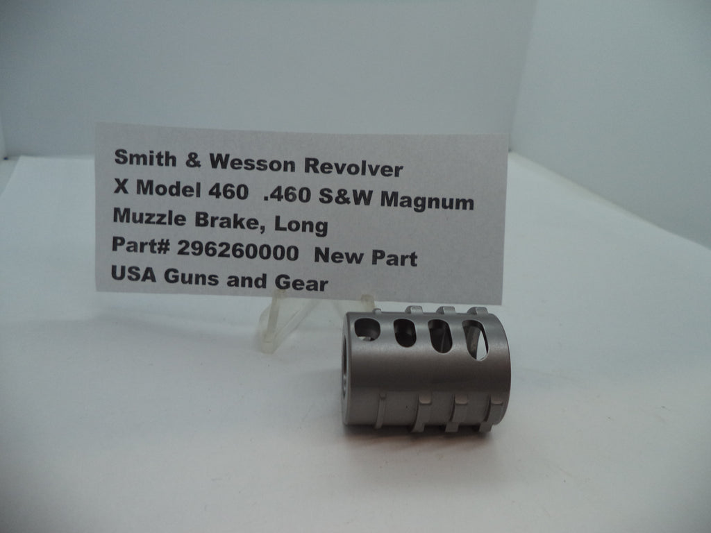296260000 S&W X Model 460 Muzzle Brake, Long .460 S&W Magnum