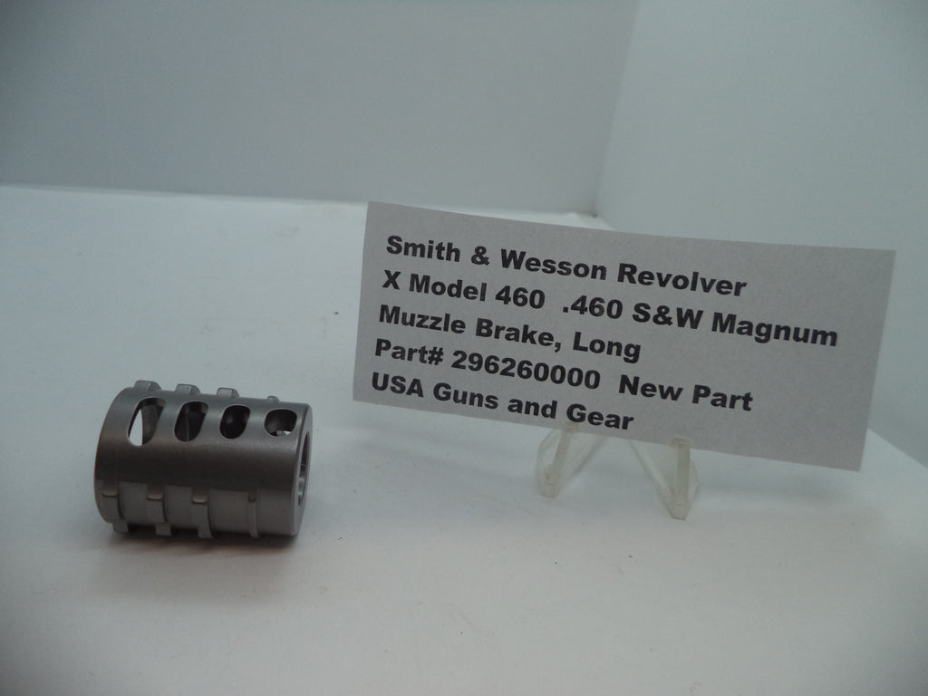 296260000 S&W X Model 460 Muzzle Brake, Long .460 S&W Magnum