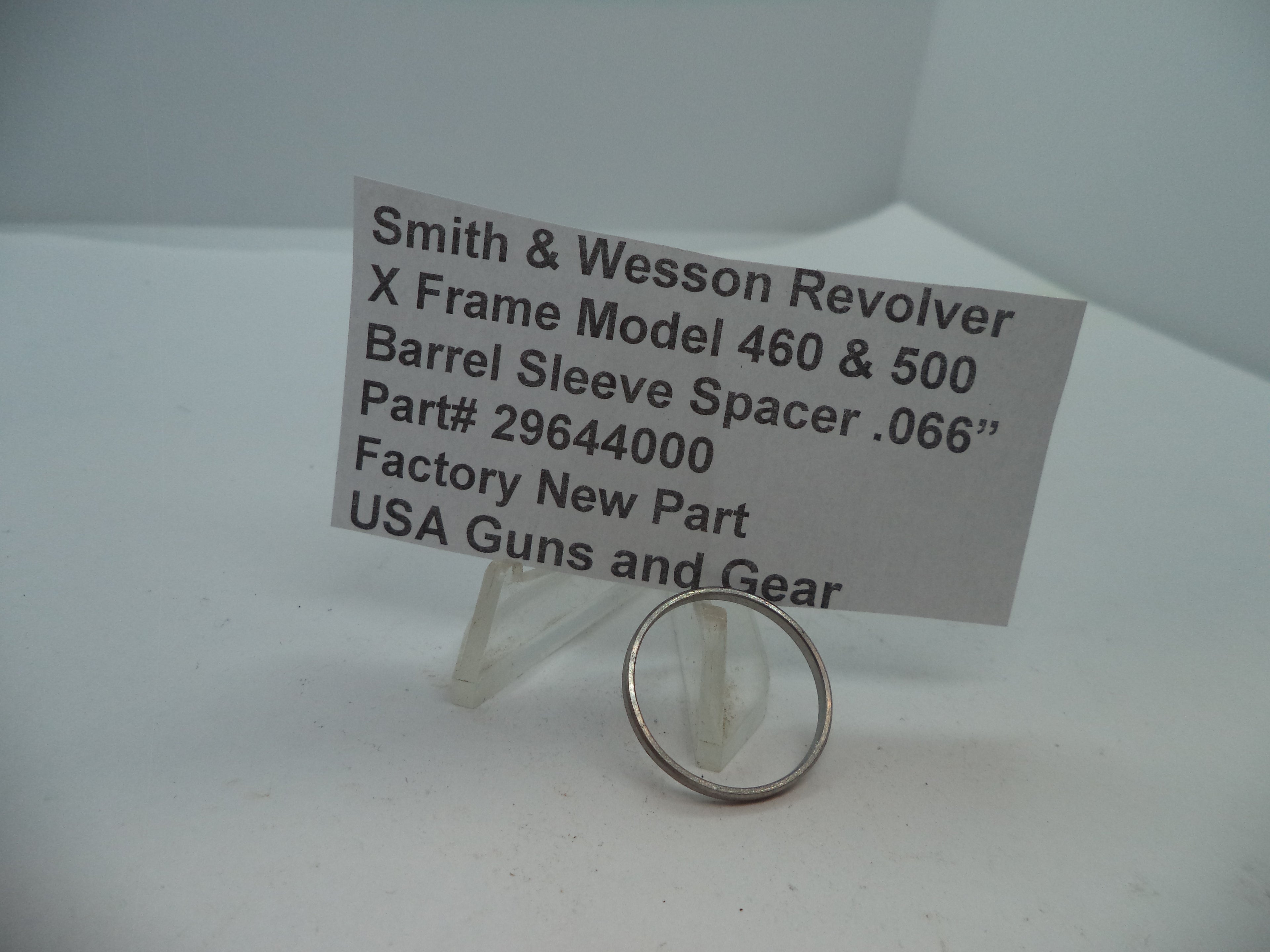 296440000 S&W X Model 460/500 Barrel Sleeve Spacer .066" Thickness