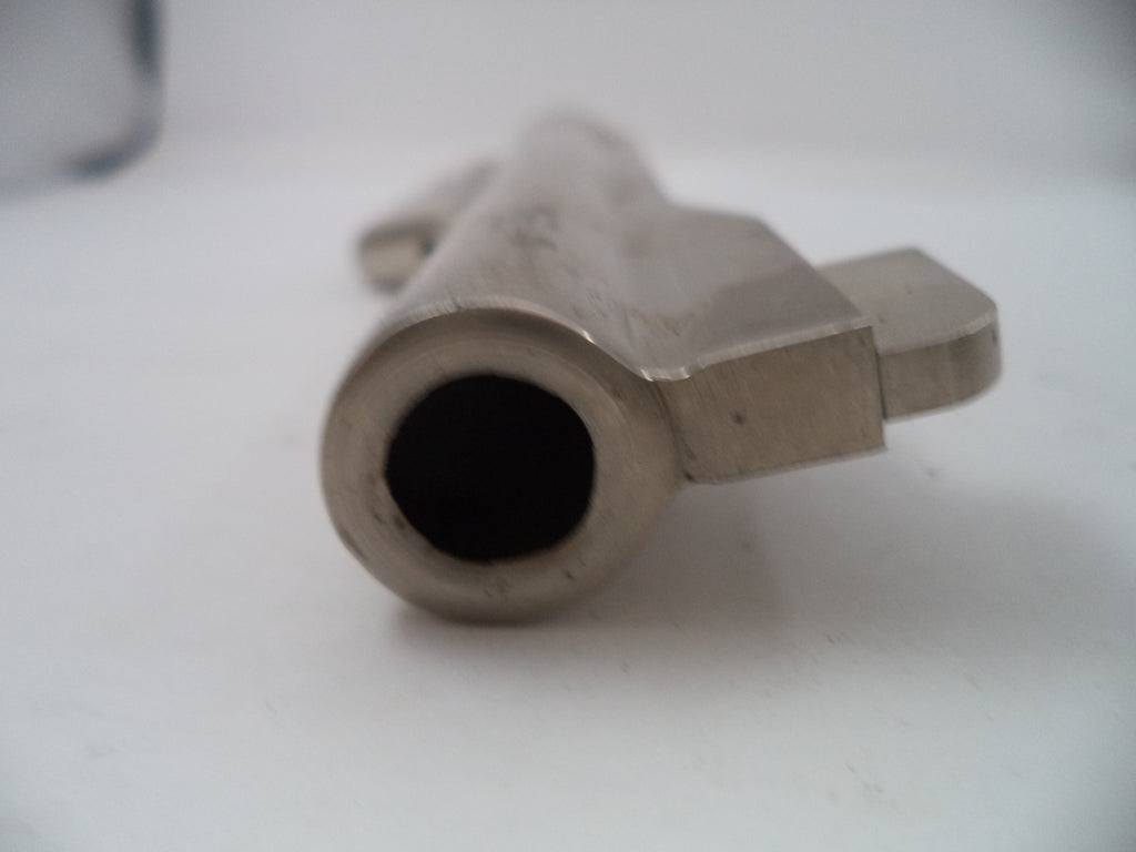 Metal valve or fitting on a white background