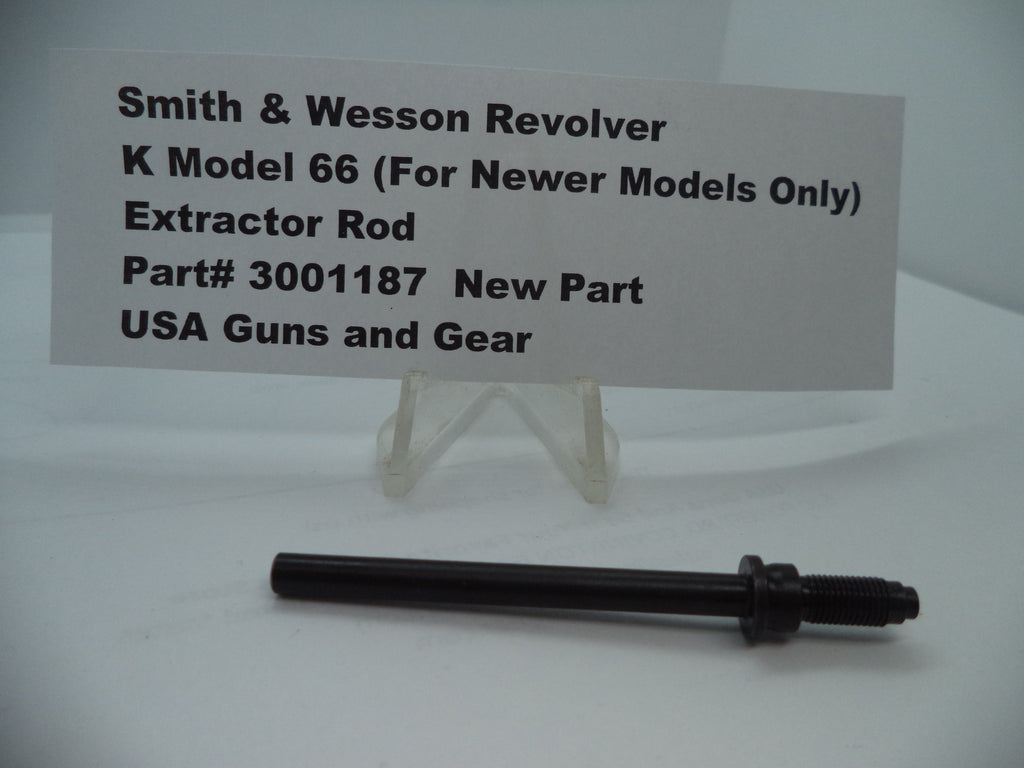 Smith & Wesson K Frame Model 66 Black Extractor Rod .357 Magnum .38 Special (Newer Models) - 3001187