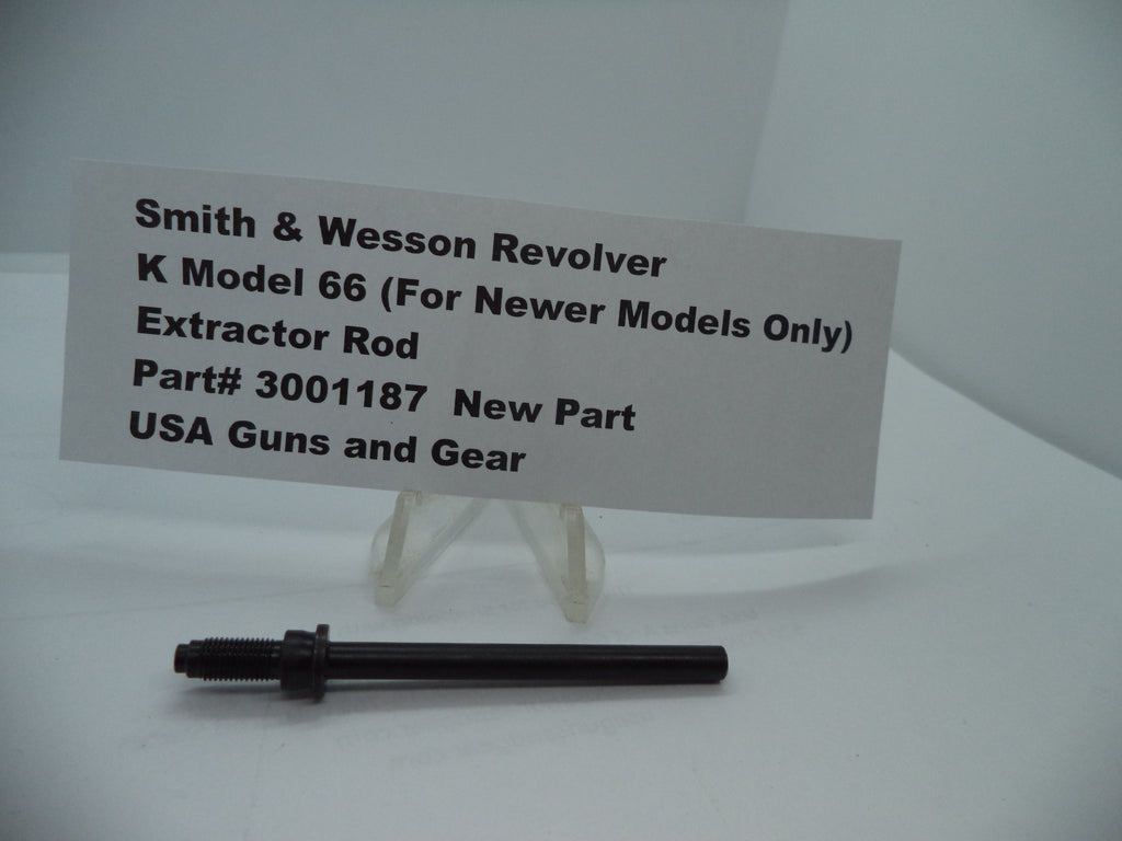 Smith & Wesson K Frame Model 66 Black Extractor Rod .357 Magnum .38 Special (Newer Models) - 3001187