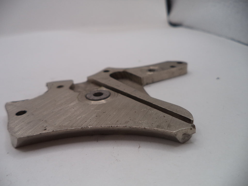 Metal mechanical component on a white background