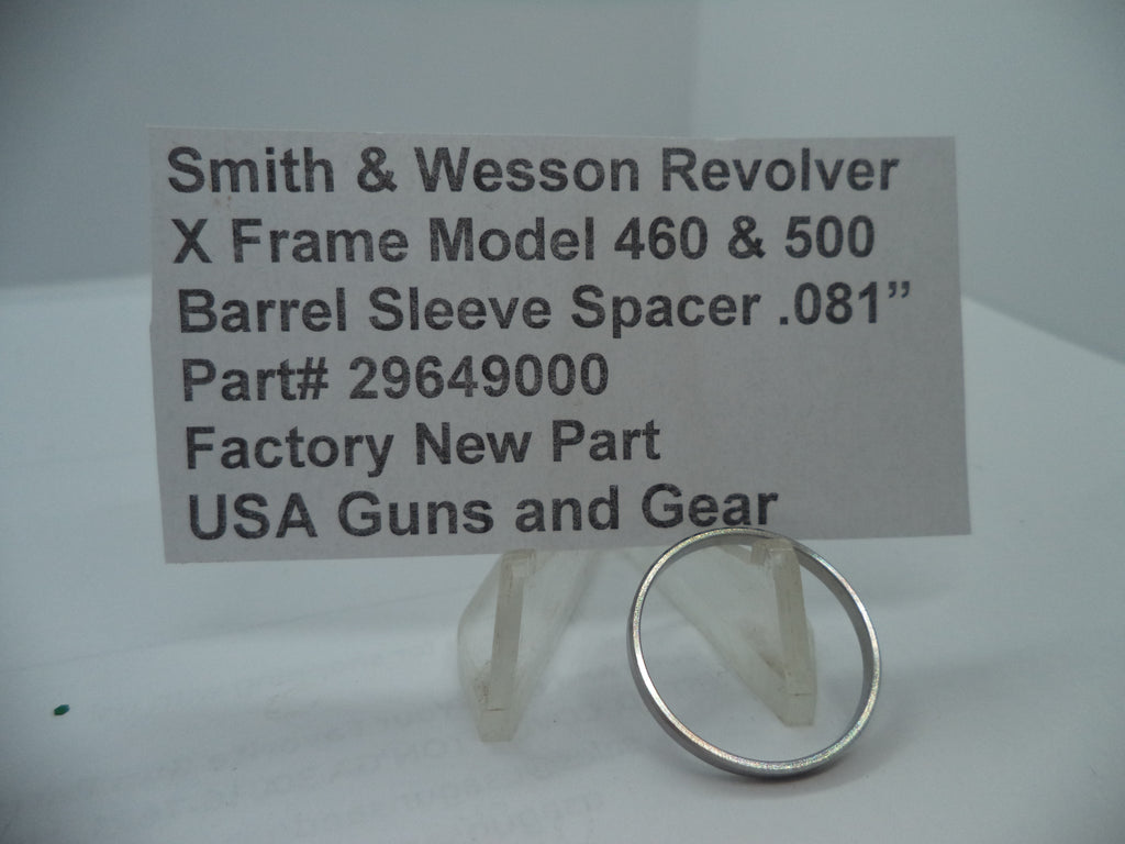296490000 S&W X Model 460/500 Barrel Sleeve Spacer .081" Thickness