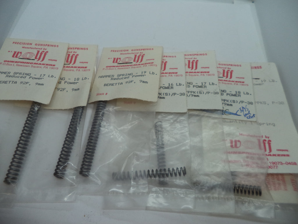 WOLFFGSSPEC1 Wolff Precision Gun Springs for Various Makes/Models in Description