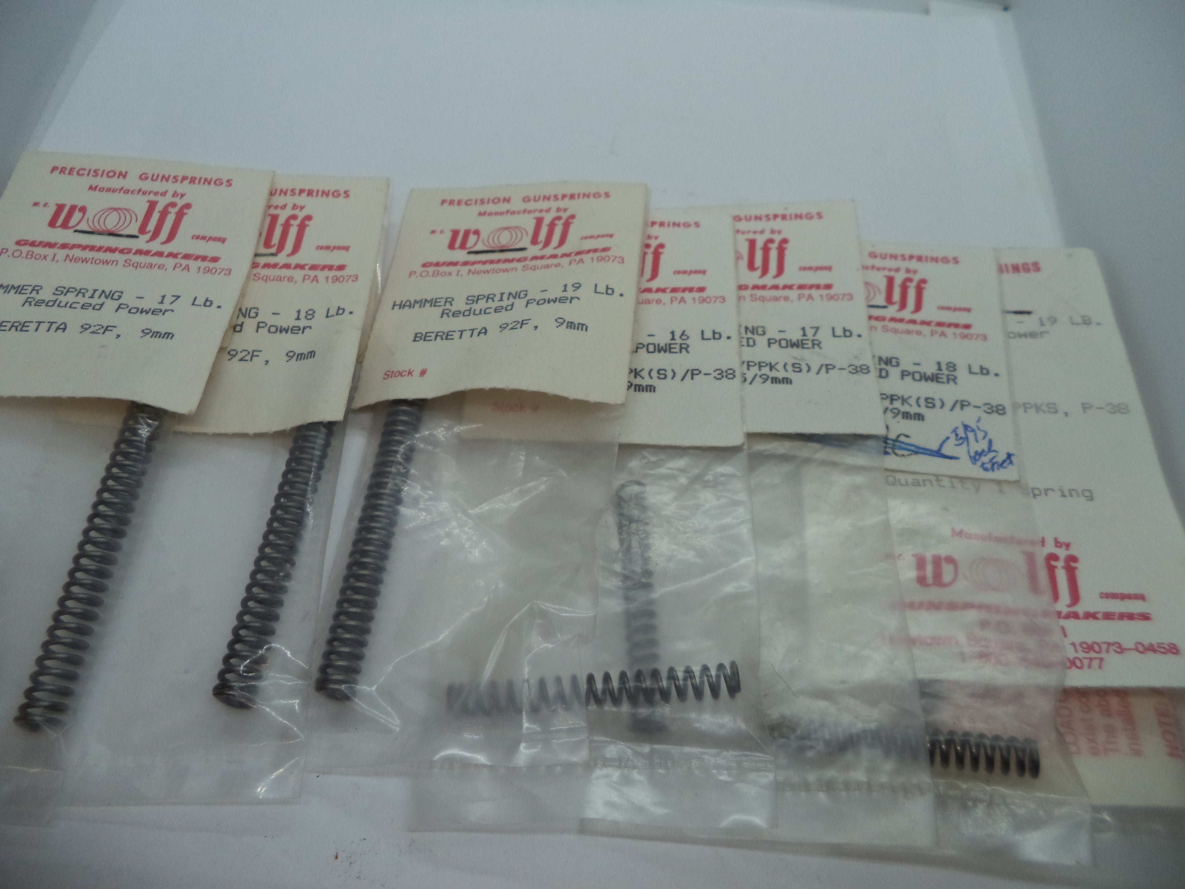 WOLFFGSSPEC1 Wolff Precision Gun Springs for Various Makes/Models in Description