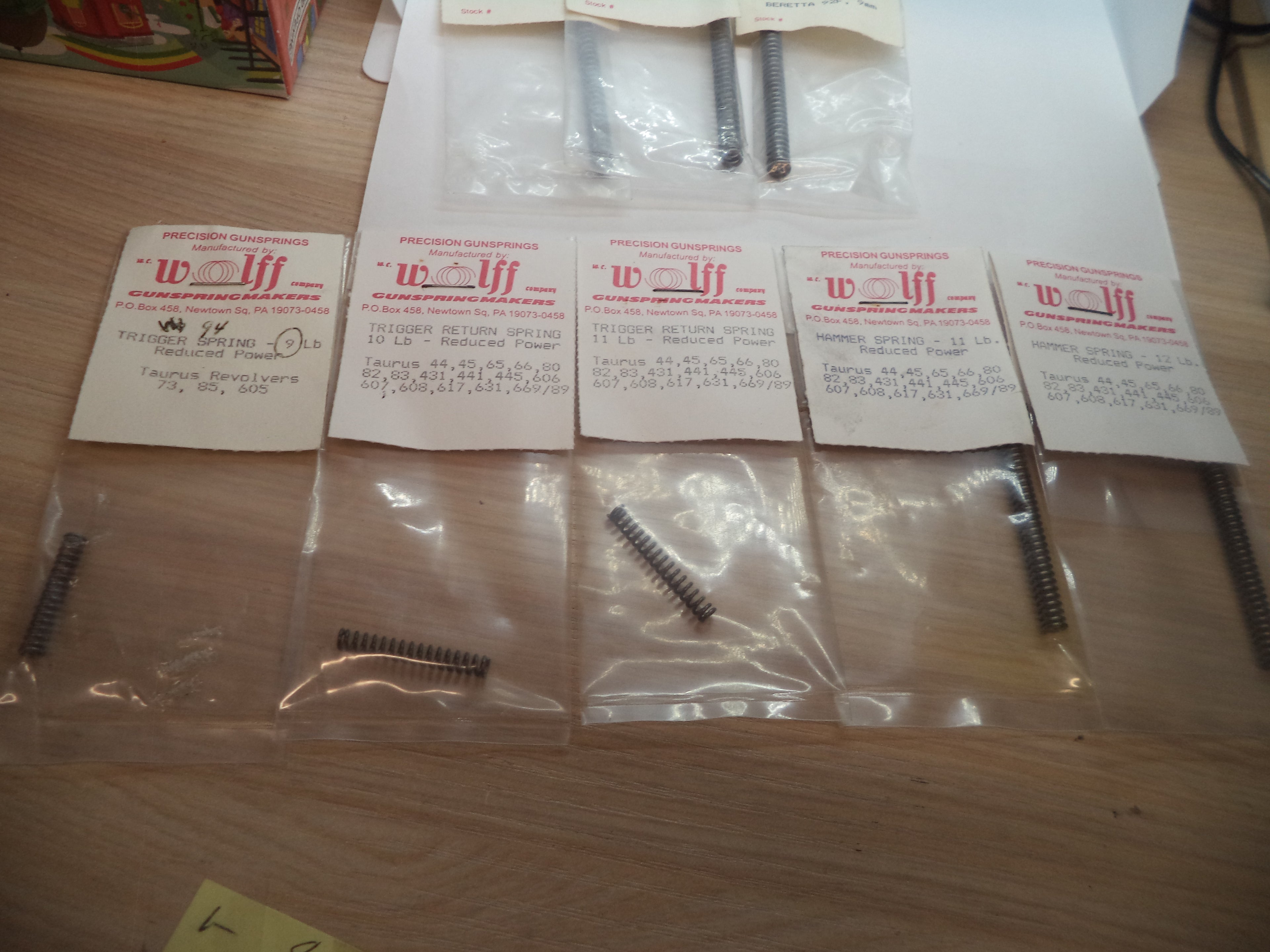 WOLFFGSSPEC1 Wolff Precision Gun Springs for Various Makes/Models in Description