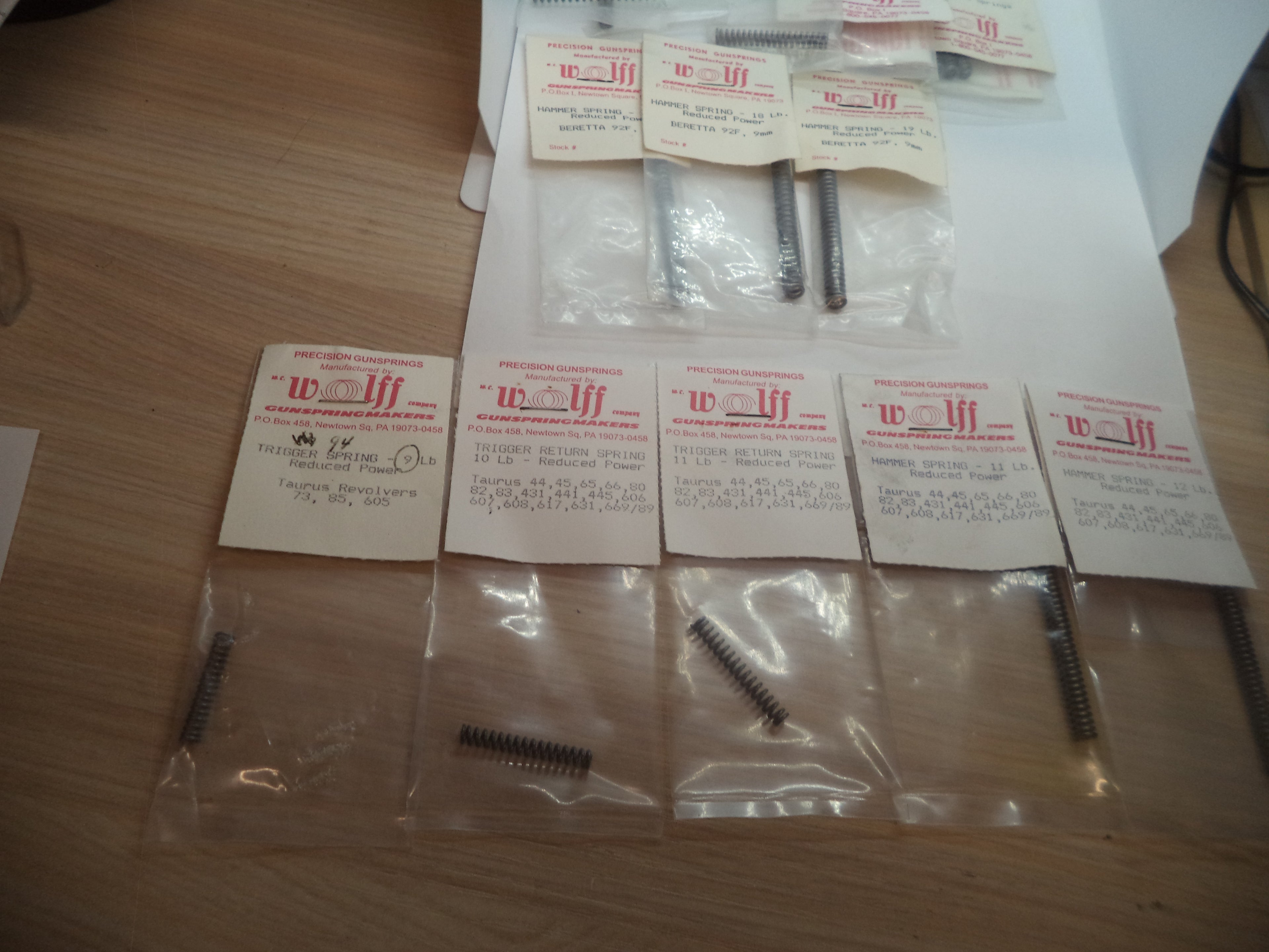 WOLFFGSSPEC1 Wolff Precision Gun Springs for Various Makes/Models in Description