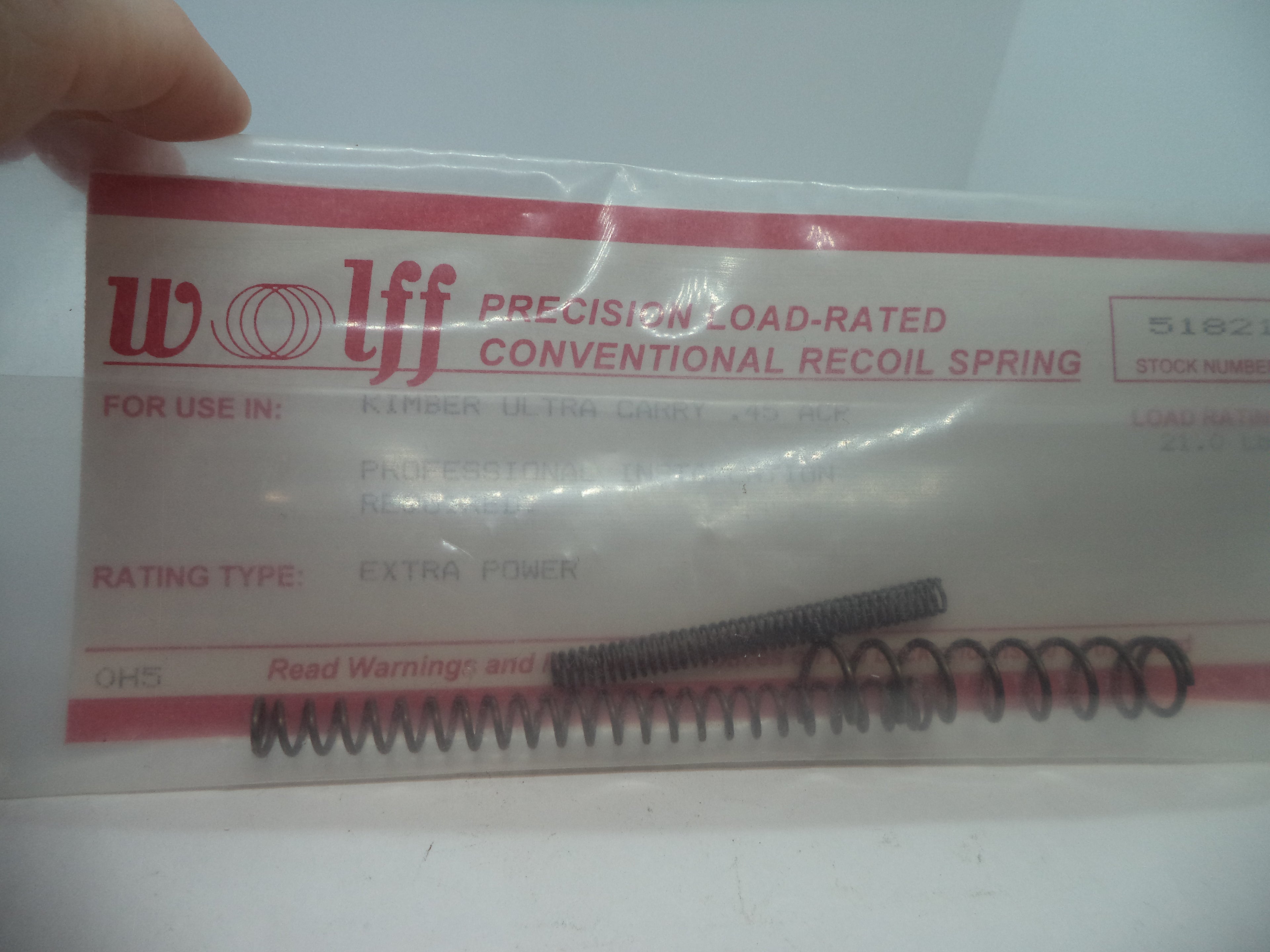 WOLFFGSSPEC1 Wolff Precision Gun Springs for Various Makes/Models in Description