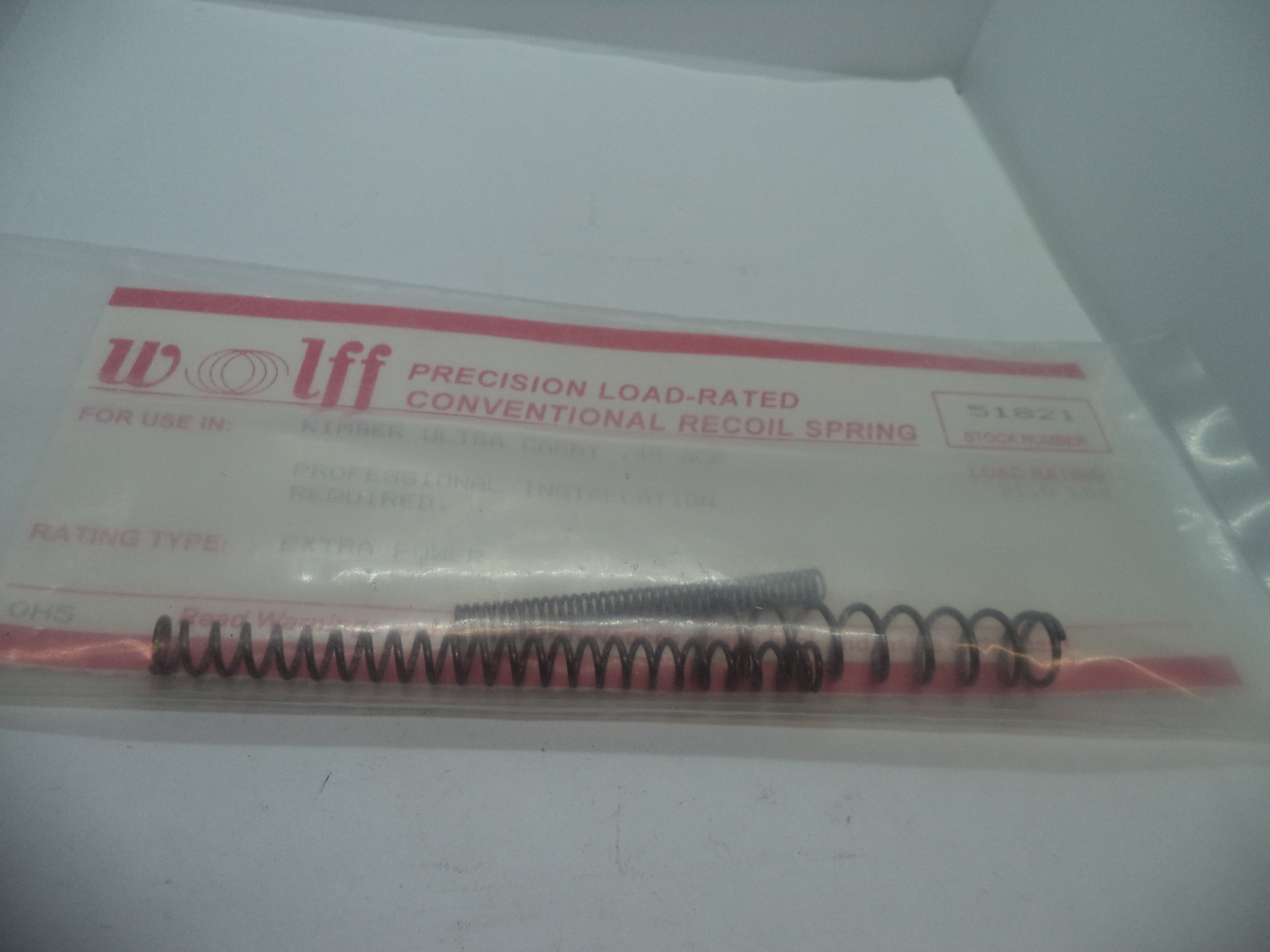 WOLFFGSSPEC1 Wolff Precision Gun Springs for Various Makes/Models in Description