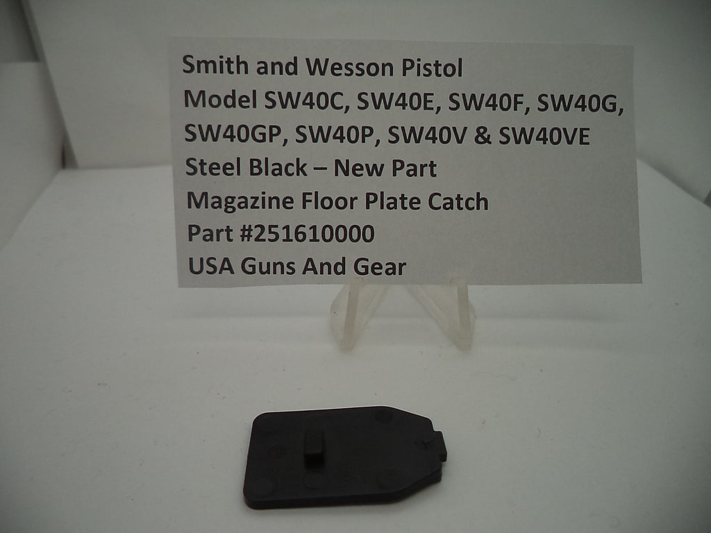 S&W Sigma Magazine Floorplate Catch .40 S&W | OEM 251610000