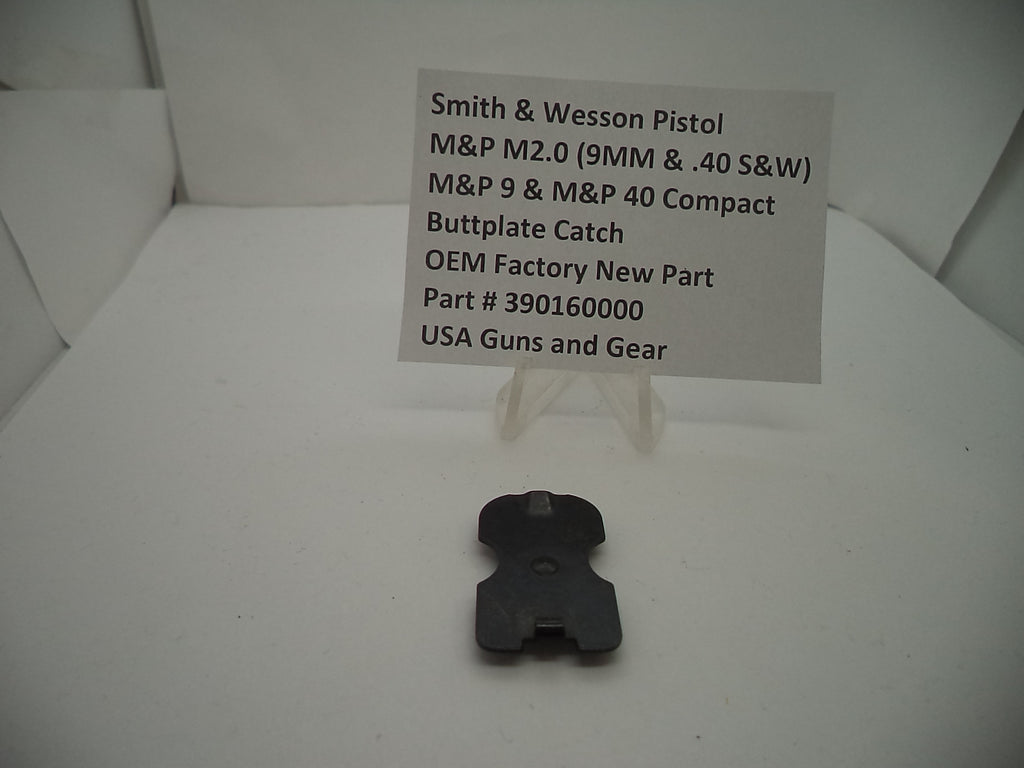Smith & Wesson M&P Magazine Buttplate Catch 9mm/40 | OEM 390160000