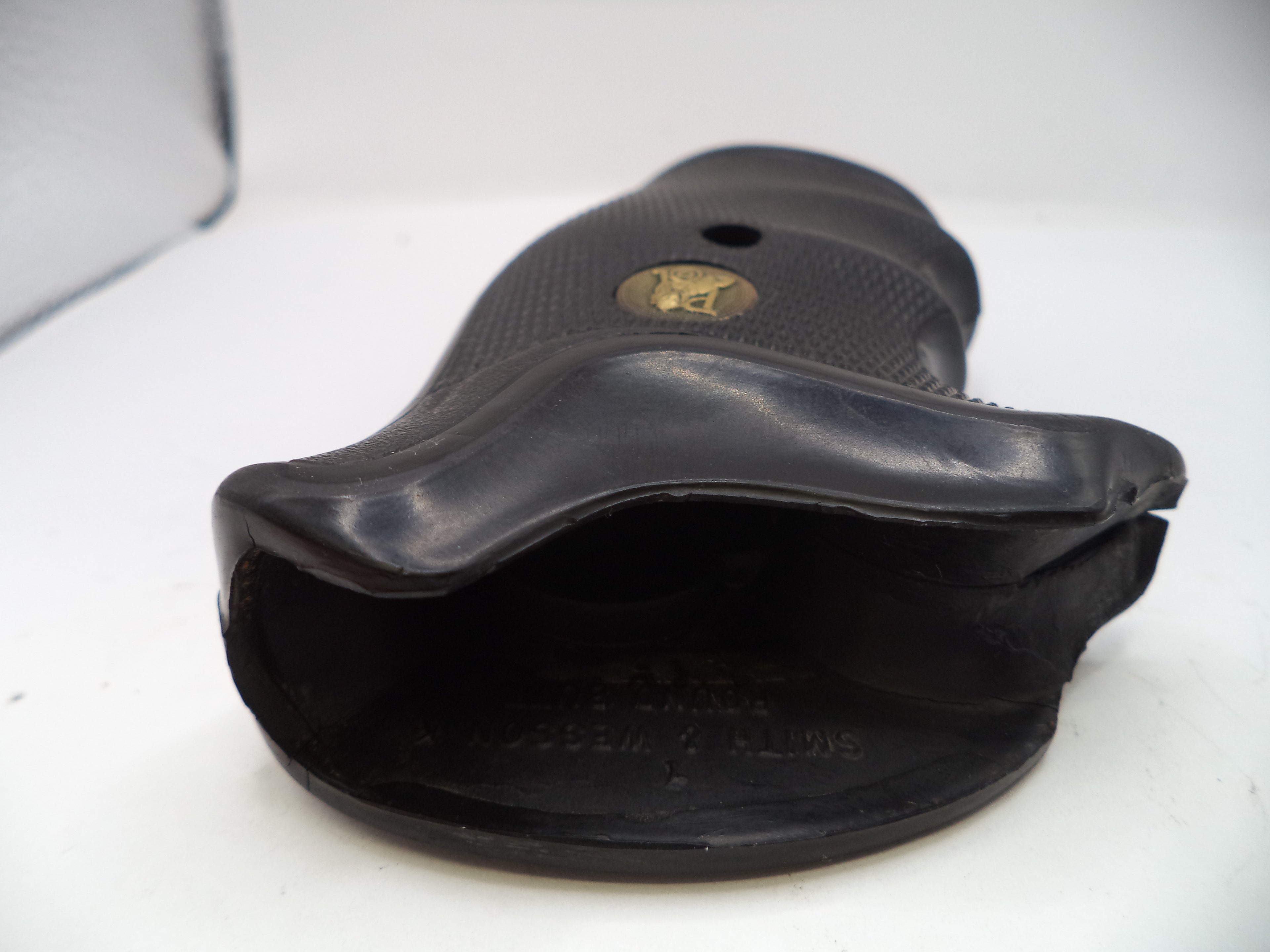 Smith & Wesson K & L Frame Revolver Pachmayr Gripper Round Butt Grips Used - GR8