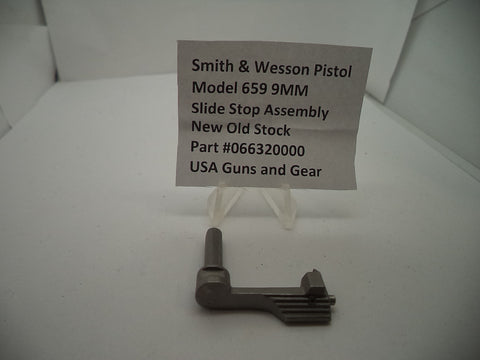 066320000 S & W Pistol Model 659 Slide Stop Assembly 9MM New Old Stock