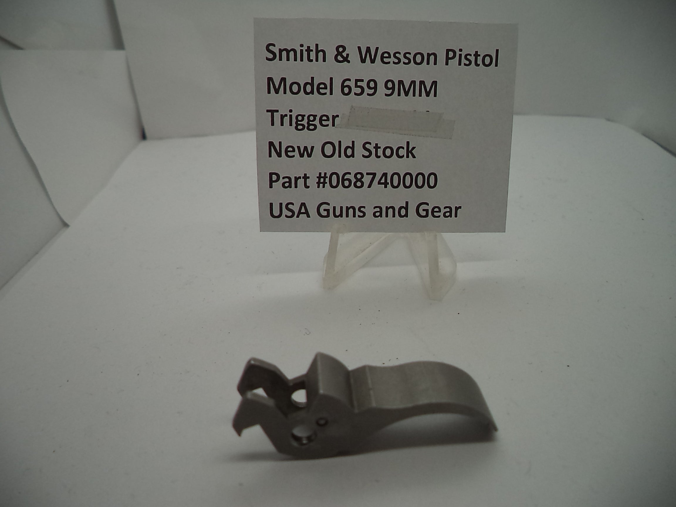 068740000 Smith & Wesson Pistol Model 659 Trigger 9MM New Old Stock