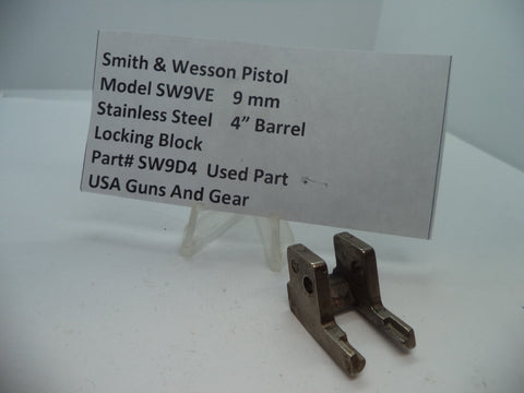 SW9D4 Smith & Wesson Pistol Model SW9VE 9 MM Locking Block Used