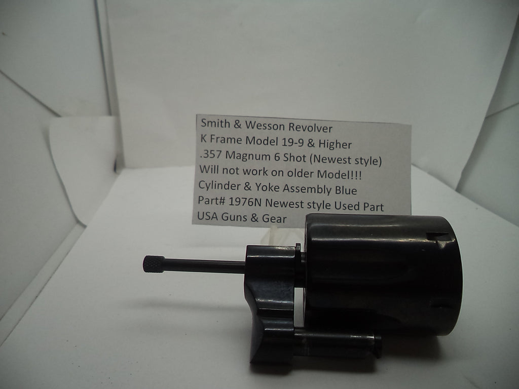 1976N S&W K Model 19-9 & Higher Cylinder & Yoke 6 Shot Blue