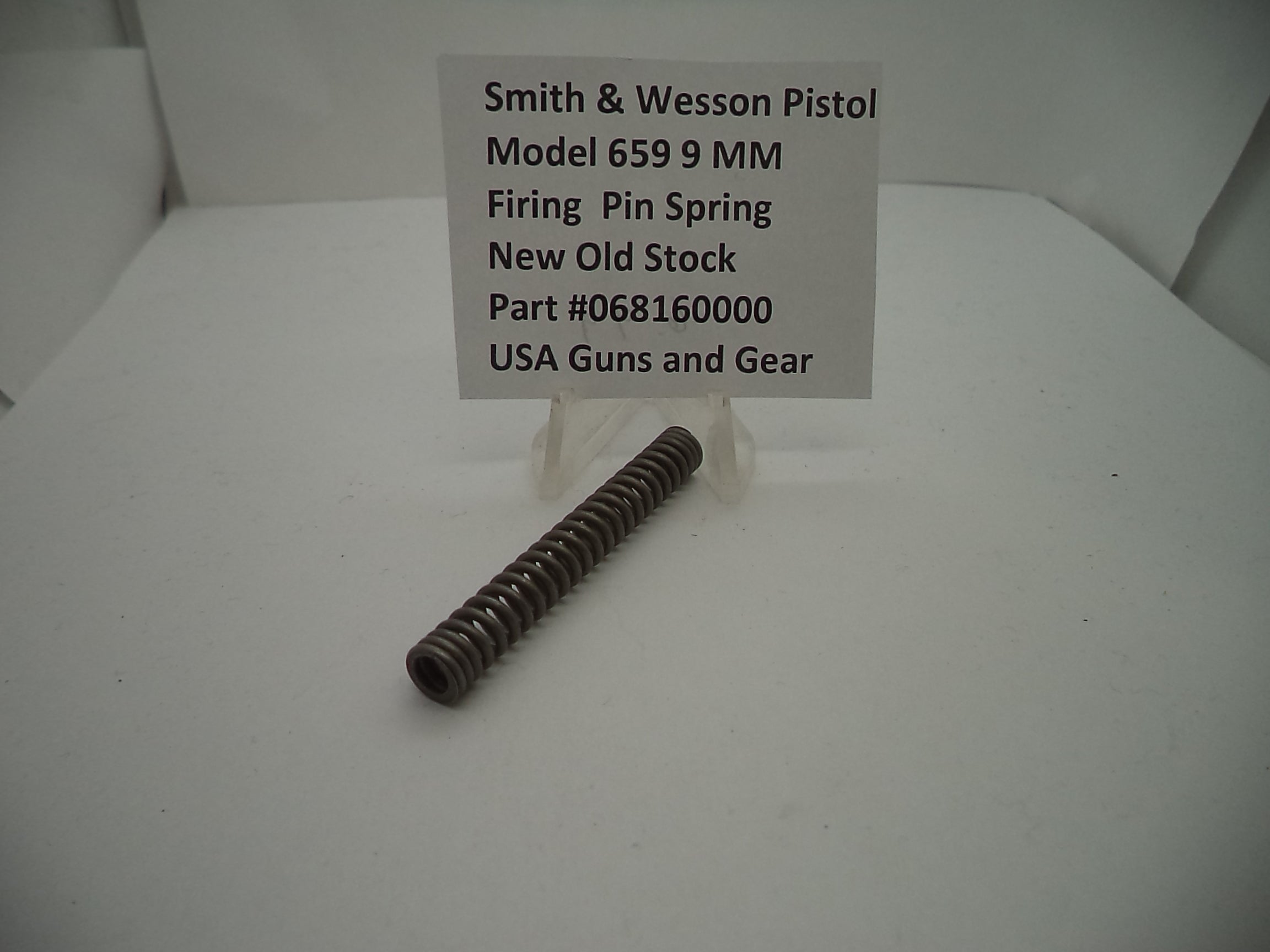 068160000 Smith & Wesson Firing Pin Spring Model 659 9 MM New Old Stock
