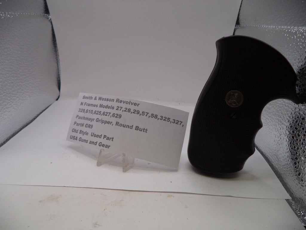 Pachmayr Gripper Round Butt Grips for S&W N Frame Revolvers Used - GR9