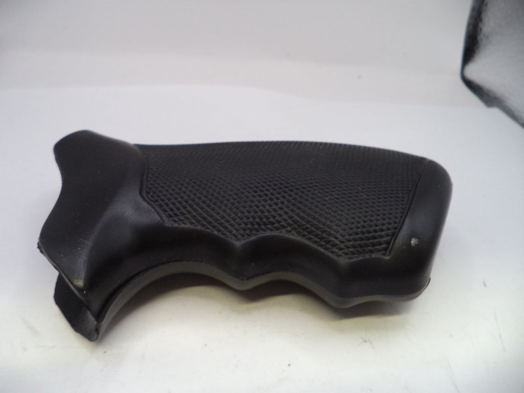 Black textured grip on a white background