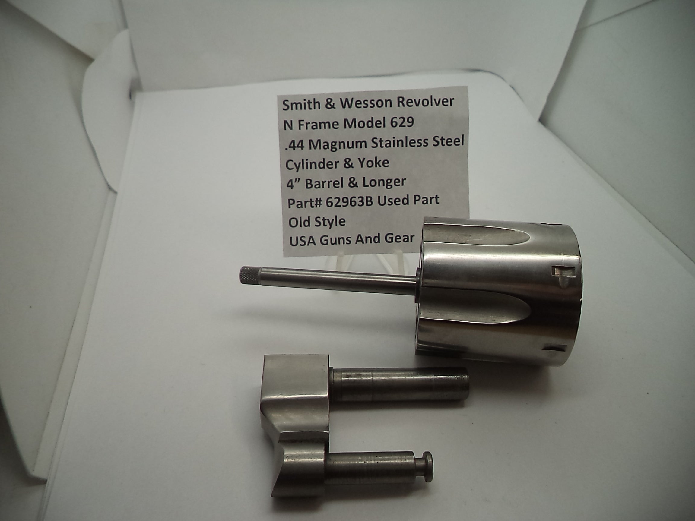 62963B S & W N Frame Model 629  Cylinder & Yoke (For 4" Barrel or Longer)