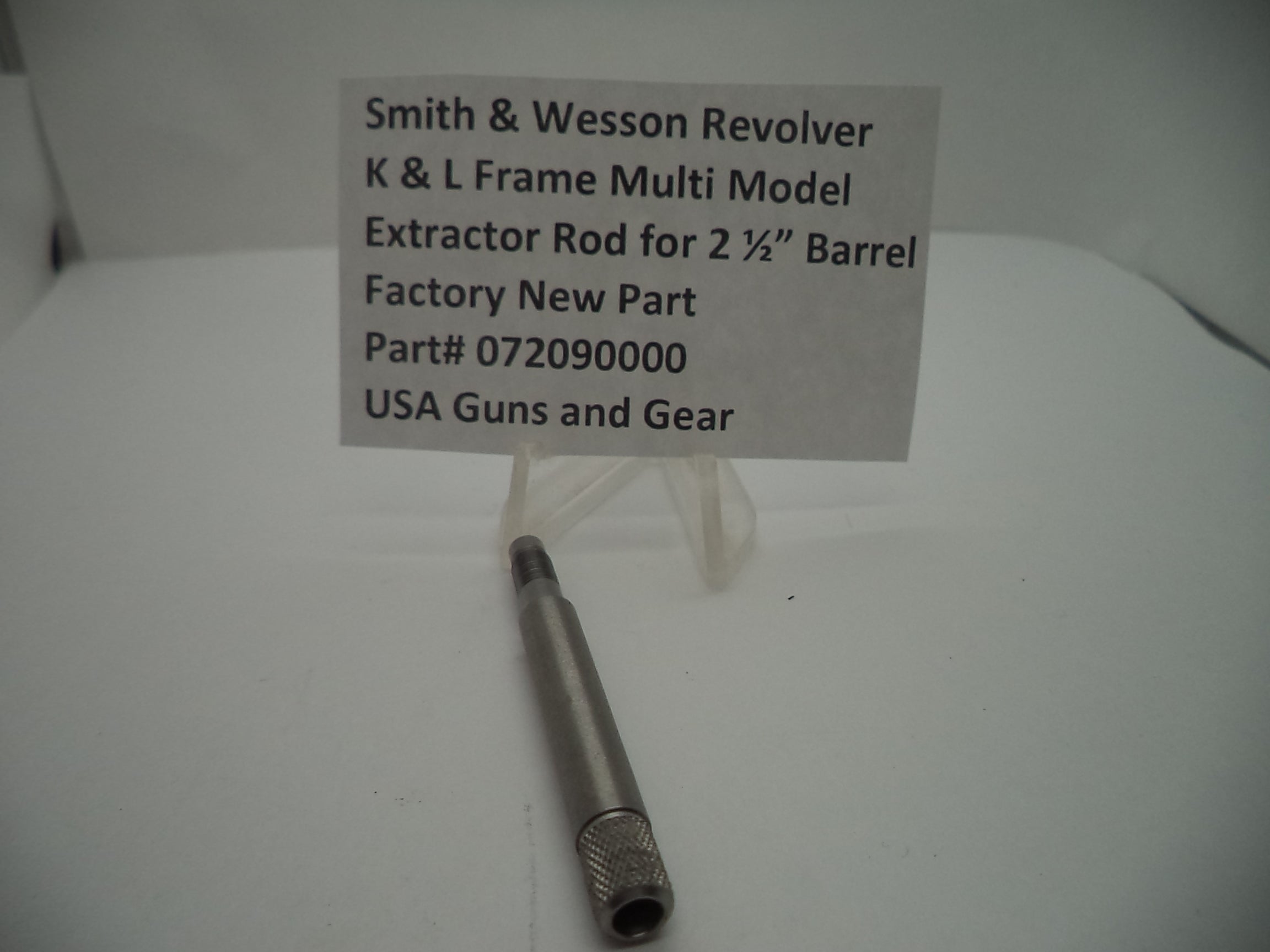 S&W Extractor Rod 2.5" Barrel - L Frame 66/242/296/386/396/681/686 - 072090000
