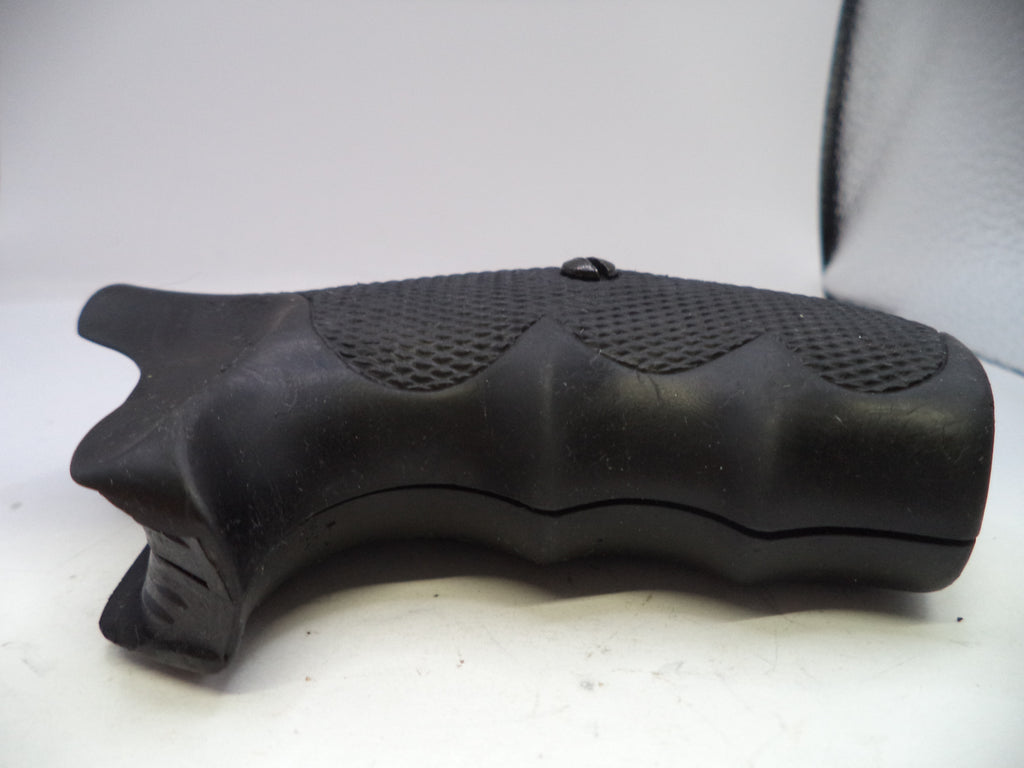 Smith & Wesson K & L Frame Uncle Mike's Round Butt Black Rubber Grips GR19