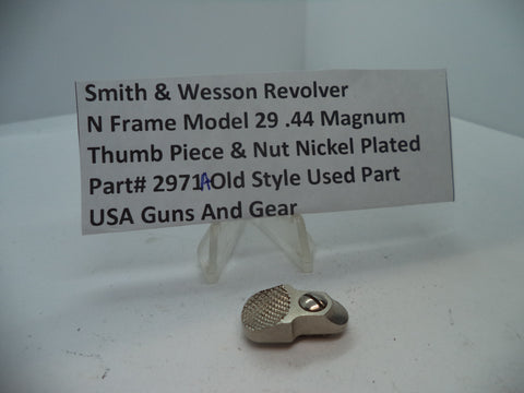 2971A S&W N Model 29 Thumb Piece & Nut Nickel Plated .44 Mag Used