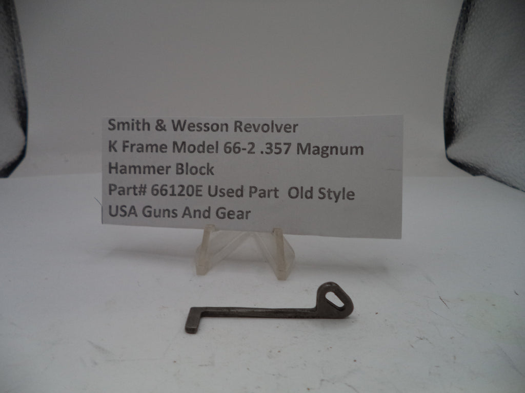 Smith & Wesson K Frame Model 66-2 Hammer Block Used – Part 66120E
