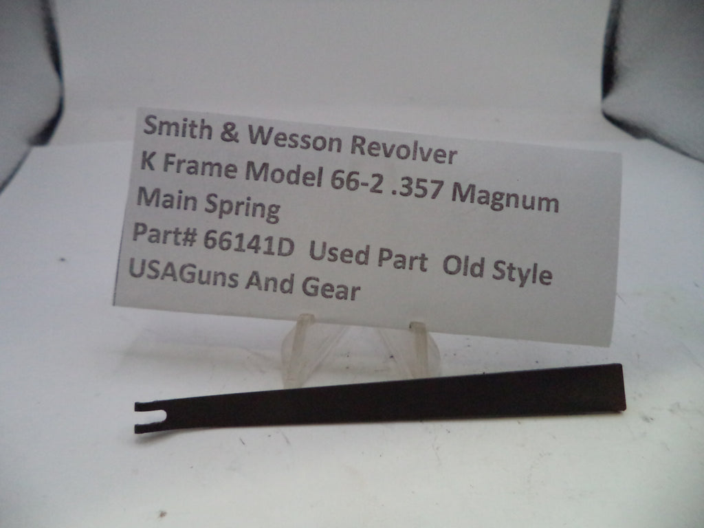 Smith & Wesson K Frame Model 66-2 Main Spring, Used - Part# 66141D