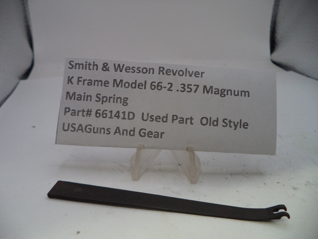 Smith & Wesson K Frame Model 66-2 Main Spring, Used - Part# 66141D
