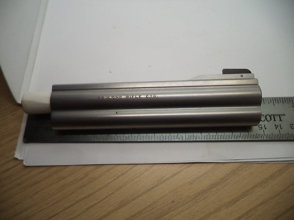 Smith & Wesson K Frame Model 617 6" Barrel Non-Pinned .22 LR Stainless - Factory Part 079690000