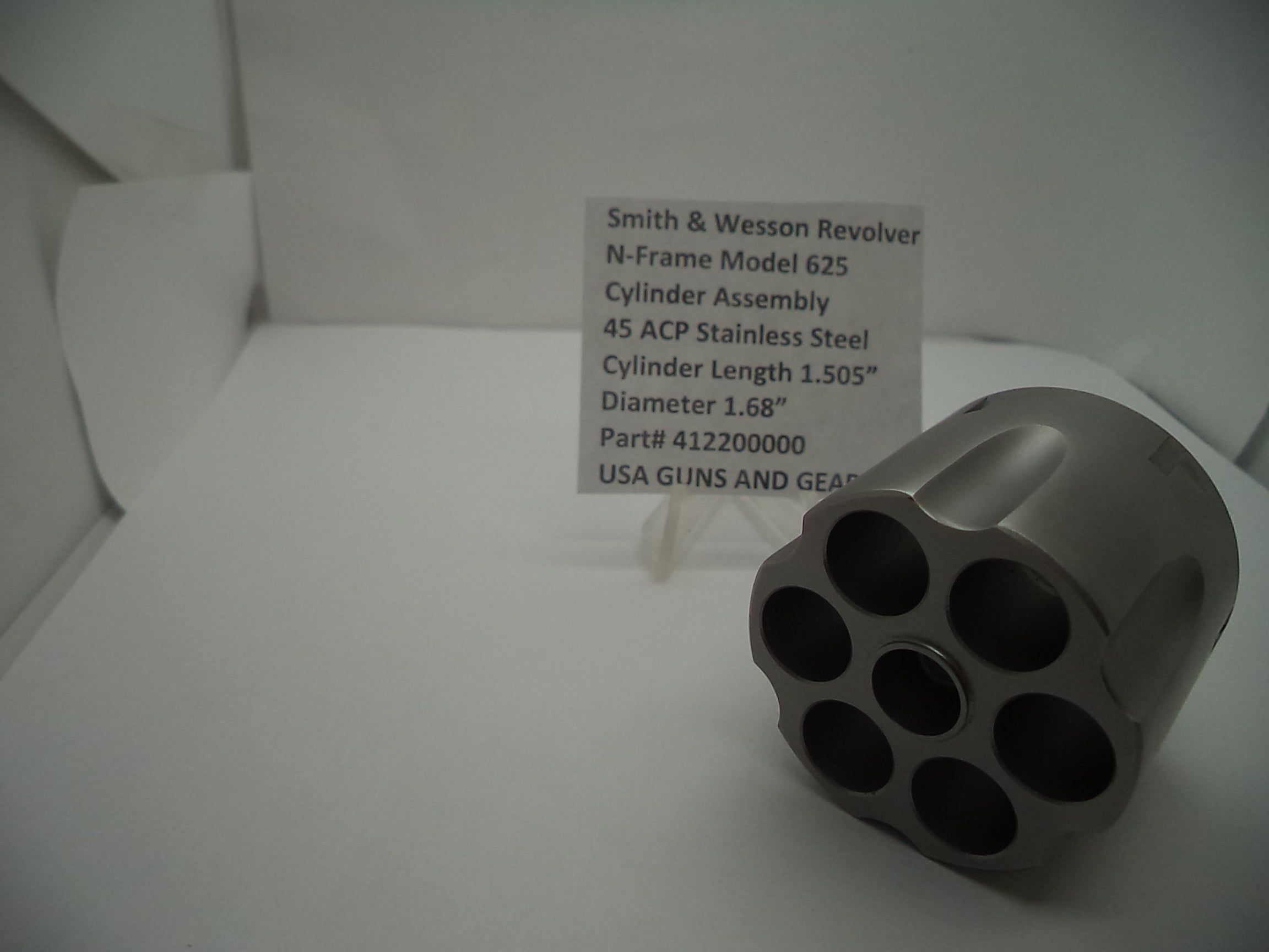S&W N-Frame Model 625 Revolver Cylinder .45 ACP 412200000