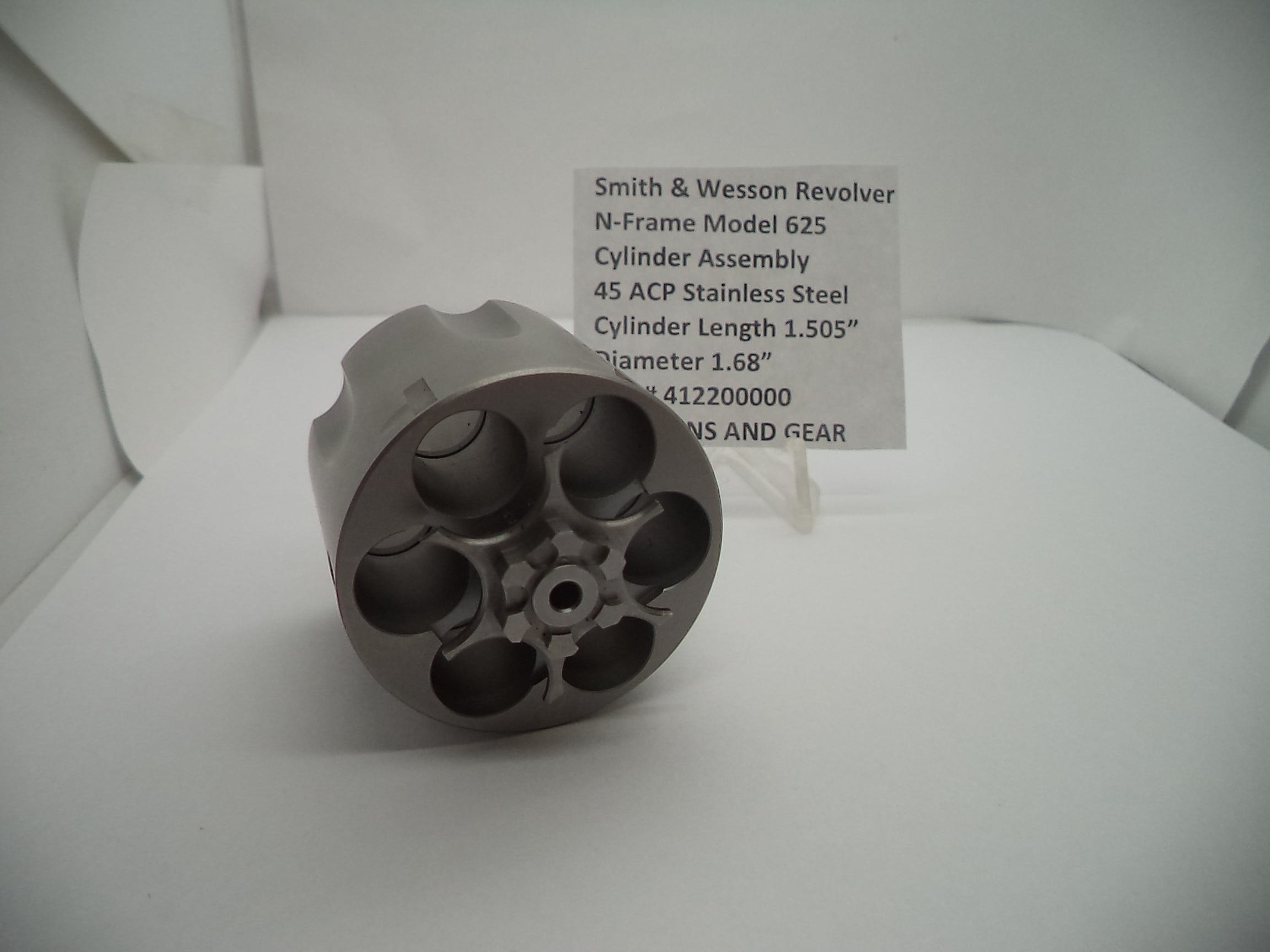 S&W N-Frame Model 625 Revolver Cylinder .45 ACP 412200000