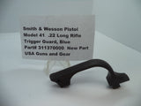 311370000 Smith & Wesson Pistol Model 41 Trigger Guard, Blue .22 Long Rifle New Part