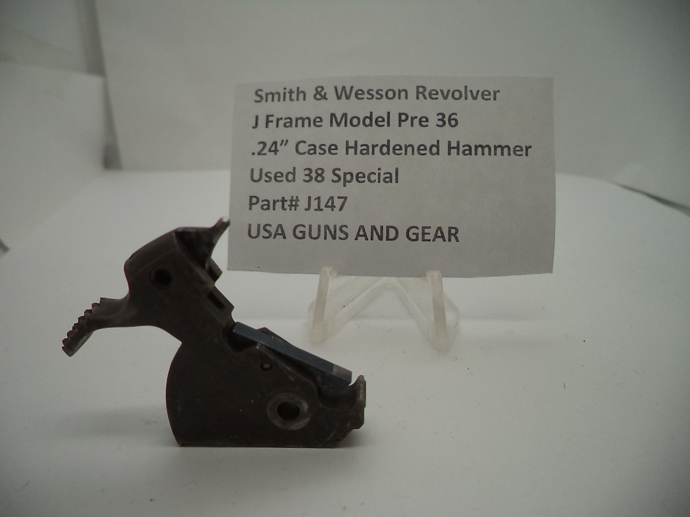 Smith & Wesson J Frame Pre-Model 36 Hammer .24" Spur - Case Hardened | J147 Used OEM