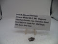 Smith & Wesson revolver side plate screws with a label on a white background