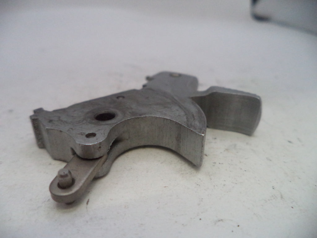 Metal mechanical component on a white surface