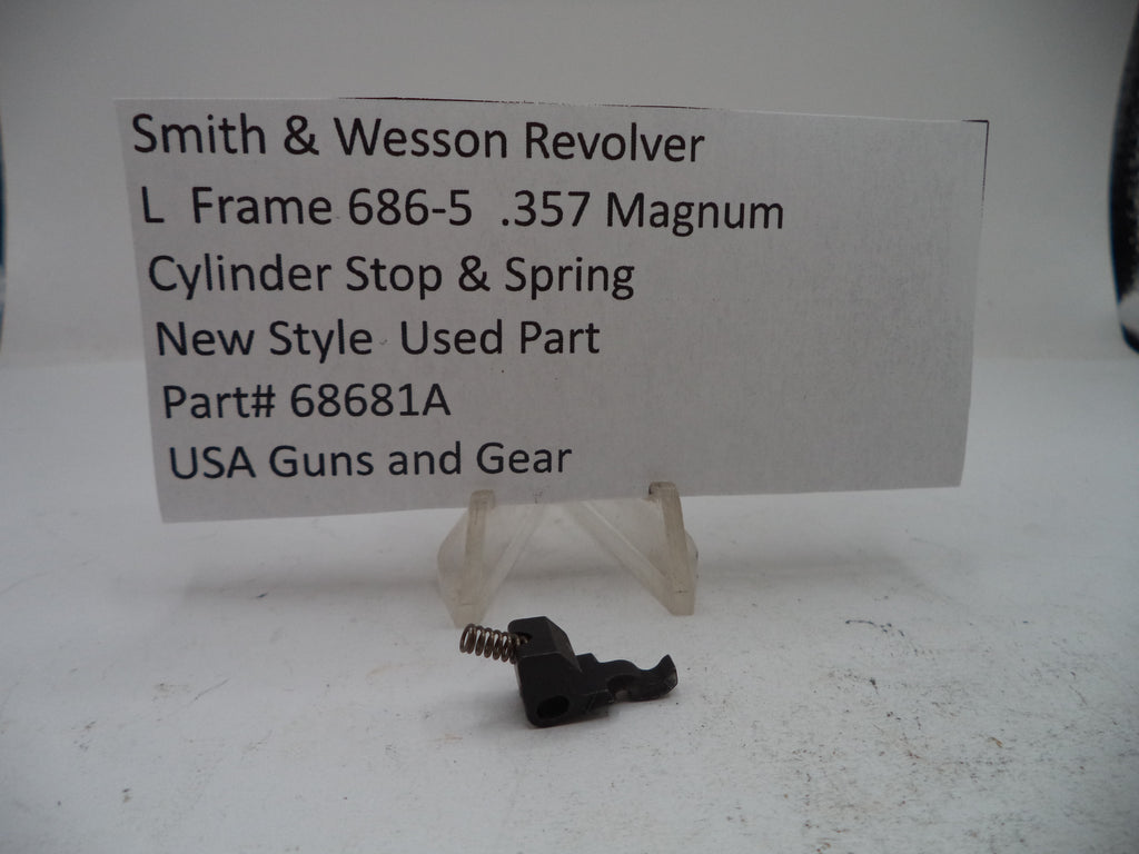 Smith & Wesson L-Frame Cylinder Stop & Spring, Part #68681A