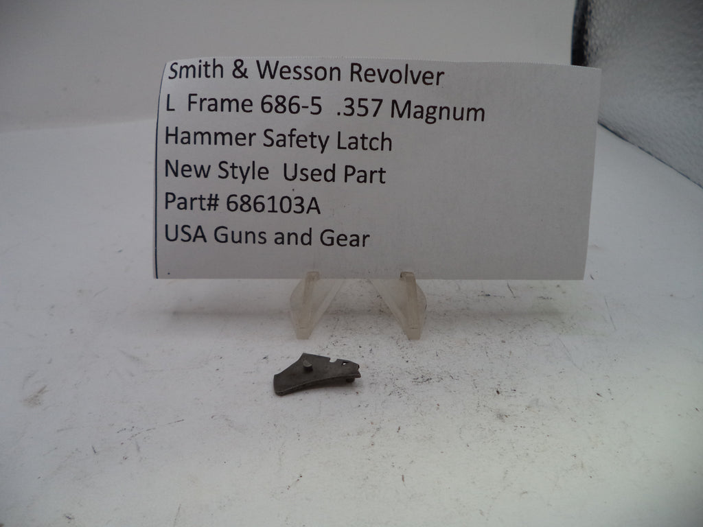 Smith & Wesson L-Frame Model 686-5 .357 Magnum Hammer Safety Latch, Used - Part# 686103A