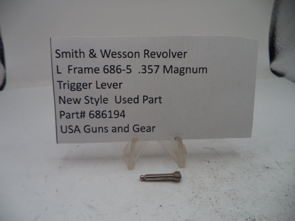 Smith & Wesson L-Frame Model 686-5 .357 Magnum Trigger Lever, Used - Part# 686194