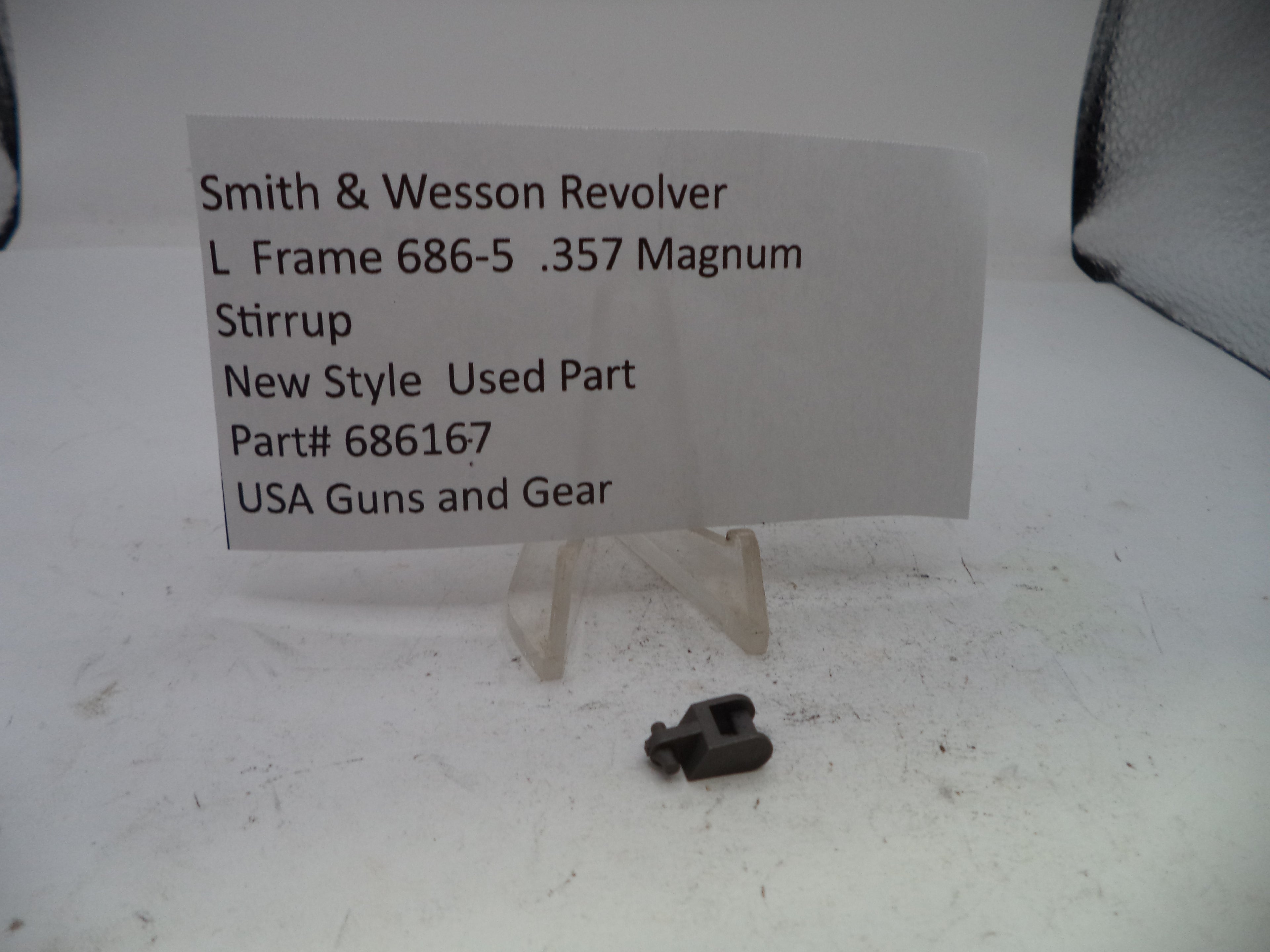 Smith & Wesson L-Frame Model 686-5 .357 Magnum Stirrup, Used - Part# 686167
